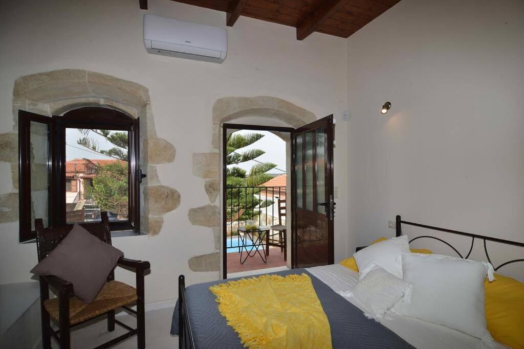 Villa Christini A Luxury Villa With Amazing Views Tzitzifes ภายนอก รูปภาพ