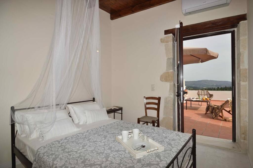 Villa Christini A Luxury Villa With Amazing Views Tzitzifes ภายนอก รูปภาพ
